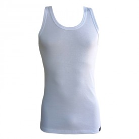 bs collection 100 % Βαμβακερές Φανέλες Με Τιράντα Λευκές (2 τεμάχια) - Φανέλες στο  bscollection