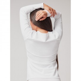 gisela 1/0145 T-Shirt Μακρύ Μανίκι Λευκό - Φανέλες στο  bscollection