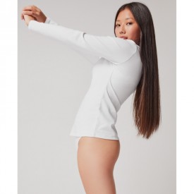 gisela 1/0145 T-Shirt Μακρύ Μανίκι Λευκό - Φανέλες στο  bscollection