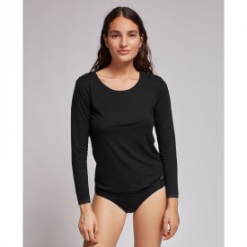 gisela 1/0123 Φανελάκι Μακρύ Μανίκι Μαύρο - Φανέλες στο  bscollection