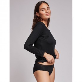 gisela 1/0123 Φανελάκι Μακρύ Μανίκι Μαύρο - Φανέλες στο  bscollection