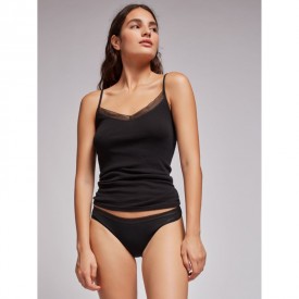 gisela 1/0121 Φανελάκι Ραντάκι Μαύρο - Φανέλες στο  bscollection