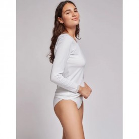 gisela 1/0207 Modal Σλιπ Γυναικείο Λευκό - Κιλοτάκια - Σλίπ στο  bscollection