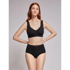 gisela 1/0209 Modal 3/4 Σλιπ Μαύρο - Κιλοτάκια - Σλίπ στο  bscollection