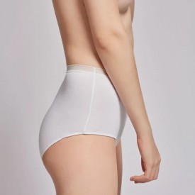 gisela 1/0209 Modal 3/4 Σλιπ Λευκό - Κιλοτάκια - Σλίπ στο  bscollection