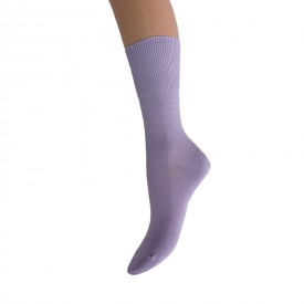 bs collection 2 Ζευγάρια Λεπτές Ελαστικές Βαμβακερές Κάλτσες Χωρίς Λάστιχο Μωβ 36-40 - Κάλτσες στο  bscollection