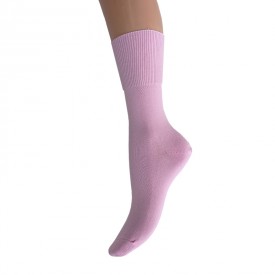 bs collection 2 Ζευγάρια Λεπτές Ελαστικές Βαμβακερές Κάλτσες Χωρίς Λάστιχο Ροζ 36-40 - Κάλτσες στο  bscollection