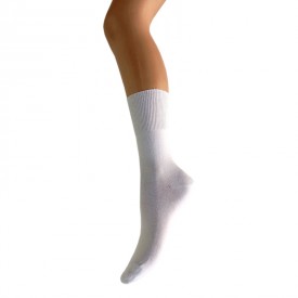 bs collection 2 Ζευγάρια Λεπτές Ελαστικές Βαμβακερές Κάλτσες Χωρίς Λάστιχο Λευκές 36-40 - Κάλτσες στο  bscollection