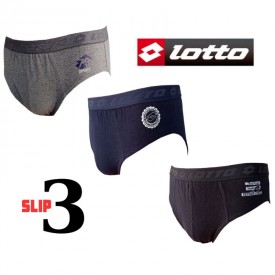 LS-1004 LOTTO 3 SLIP Γκρι, Μπλε, Μαύρο - Σλιπ στο  bscollection