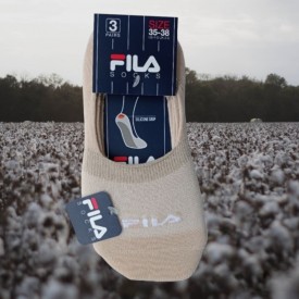 FILA F1278/3 3 Ζευγάρια Κάλτσες Αόρατες Μπεζ - Κάλτσες στο  bscollection