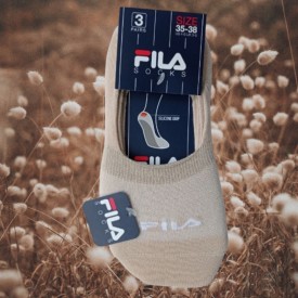 FILA F1278/3 3 Ζευγάρια Κάλτσες Αόρατες Μπεζ - Κάλτσες στο  bscollection