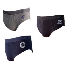 LS-1004 LOTTO 3 SLIP Γκρι, Μπλε, Μαύρο - Σλιπ στο  bscollection