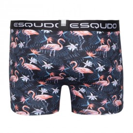 ESQUDO 0003 Ανδρικό Μποξεράκι Μαύρο Με Σχέδιο Κύκνος - Μποξεράκια στο  bscollection