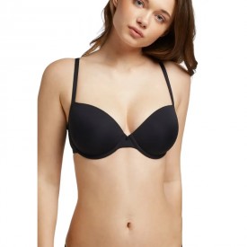 gisela 1/0101 Σουτιέν Μαύρο Με Μπανέλα push up - Σουτιέν στο  bscollection