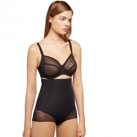 gizela 1/0440 Κορσές Μαύρος Super high shaper panty with flat stomach effect - Κορσέδες στο  bscollection