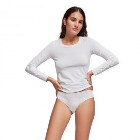 gisela 1/0129 Φανελάκι Μακρύ Μανίκι Λευκό - Φανέλες στο  bscollection