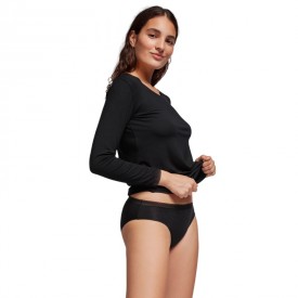 gisela 1/0123 Φανελάκι Μακρύ Μανίκι Μαύρο - Φανέλες στο  bscollection