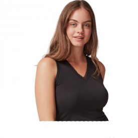 gisela 1/0146 T-Shirt Αμάνικο Μαύρο - Φανέλες στο  bscollection