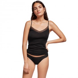 gisela 1/0121 Φανελάκι Ραντάκι Μαύρο - Φανέλες στο  bscollection