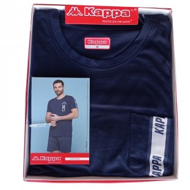 23720 Kappa Ανδρική Πυτζάμα Μπλε - Πυτζάμες στο  bscollection