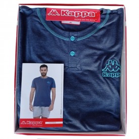 23729 Kappa Ανδρική Πυτζάμα Ραφ-Γκρι - Πυτζάμες στο  bscollection