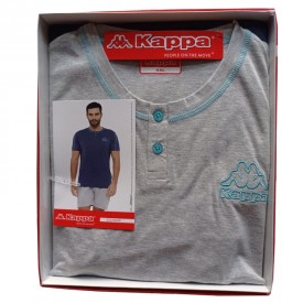 23729 Kappa Ανδρική Πυτζάμα Γκρι-Ραφ - Πυτζάμες στο  bscollection
