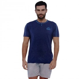 23729 Kappa Ανδρική Πυτζάμα Γκρι-Ραφ - Πυτζάμες στο  bscollection