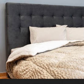 Κουβερτοπάπλωμα Coral Με Γέμιση Πολυεστερικής Βάτας 350gr/m2 Μπεζ - Κουβερτοπάπλωμα στο  bscollection