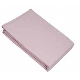 Κουβέρτα Πικέ Le Blanc Sanforized Cotton 100% Pink Μονή 170x245 - Κουβέρτες στο  bscollection