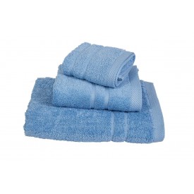Σετ Πετσέτες 3 τμχ Le Blanc Πεννιέ 600γρ/μ2 Light Blue (40x60, 50x95, 80x145) - Πετσέτες στο  bscollection