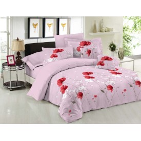 Σετ Κουβερλί Le Blanc Premium Cotton 100% Anemone Pink Μονό 160x240 - Κουβερλί στο  bscollection