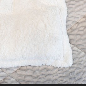 Κουβερτοπάπλωμα Coral Με Γέμιση Πολυεστερικής Βάτας 350gr/m2 Γκρι - Κουβερτοπάπλωμα στο  bscollection