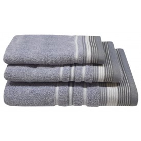 Πετσέτα ΚΟΜΒΟΣ Satin Stripe Πεννιέ 450γρ/m2 100% Cotton Χειρός Levanda 30x50 - Πετσέτες στο  bscollection