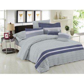 Σετ Πάπλωμα Le Blanc Premium Cotton 100% Brooklyn Ice Μονό 160x240 - Παπλώματα στο  bscollection