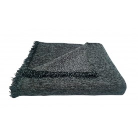 Ριχτάρι ΚΟΜΒΟΣ Σενίλ 2θ 180x240 Ψάθα Sky Grey - Ριχτάρια στο  bscollection