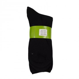 bs (2 Ζευγάρια) Ελαστικές Κάλτσες  Πετσετέ  Μαύρες Χωρίς Λάστιχο - Κάλτσες στο  bscollection