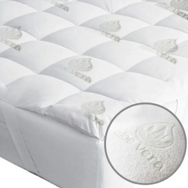 bs collection Ανώστρωμα Aloe Vera Με 4 Λάστιχα 110X200 - Ανωστρώματα στο  bscollection