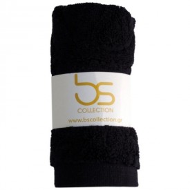 Premium Quality bs Collection Πετσέτα Χειρός 34Χ48 Μαύρη 680gr/m2 Greek Compact Pennie Cotton - Πετσέτες στο  bscollection