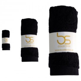 Premium Quality bs Collection Πετσέτα Σώματος 77Χ152 Μαύρη 680gr/m2 Greek Compact Pennie Cotton - Πετσέτες στο  bscollection