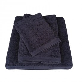 Premium Quality bs Collection Πετσέτα Προσώπου 49Χ92 Μαύρη 680gr/m2 Greek Compact Pennie Cotton - Πετσέτες στο  bscollection
