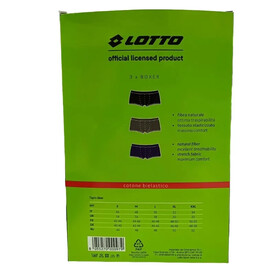 LB1004 LOTTO 3 Μποξεράκια Ανδρικά Γκρι, Μπλε, Μαύρο - Μποξεράκια στο  bscollection