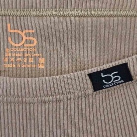bs collection Slip Γυναικείο 50% Modal 50% Cotton Σκούρο Μπεζ - Κιλοτάκια - Σλίπ στο  bscollection