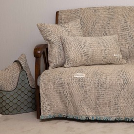 ΡΙΧΤΑΡΙ    ΙSΜΑRΟS 1ΤΕΜ ΜΠΕΖ/ΠΕΤΡΟΛ (1 ) 180Χ180CΜ ΣΕΝΙΛ ΖΑΚΑΡ   ΑSLΑΝΙS ΗΟΜΕ - Ριχτάρια στο  bscollection