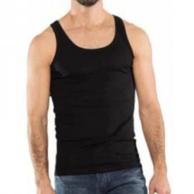 bs collection premium quality 100% Supreme Greek Green Cotton 2 Ανδρικές Φανέλες Με Τιράντα Μαύρες - Φανέλες στο  bscollection