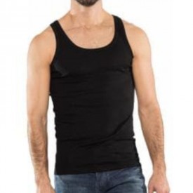 bs collection premium quality 100% Supreme Greek Green Cotton 2 Ανδρικές Φανέλες Με Τιράντα Μαύρες - Φανέλες στο  bscollection