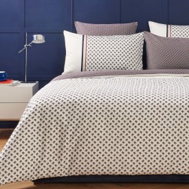 ΠΑΠΛΩΜΑΤΟΘΗΚΗ    ΗΙGΗ LΙΝΕ 1 ΤΕΜ ΜΠΟΡΝΤΟ (ΜUSCΑΤ ) 220Χ240CΜ 100% CΟΤΤΟΝ SΑΤΙΝ 210ΤC  ΤΟΜΜΥ ΗΙLFΙGΕR - Παπλωματοθήκες στο  bscollection