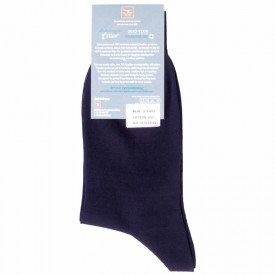 bs collection Κάλτσες 100 % Μερσεριζέ Βαμβάκι Μπλε 47-48 - Κλασικές στο  bscollection