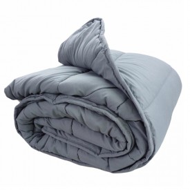bs collection Πάπλωμα Microfiber Γκρι 220X240 - Παπλώματα στο  bscollection