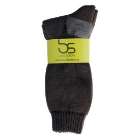 bs Ισοθερμική Κάλτσα Πετσετέ 30% Μαλλί Χακί - Κάλτσες στο  bscollection