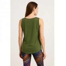 bs Μπλουζάκι Γυναικείο  Tencel / Cotton Χακί Premium Quality - t-shirts στο  bscollection